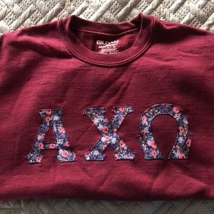 Alpha Chi Omega Embroidered Crewneck